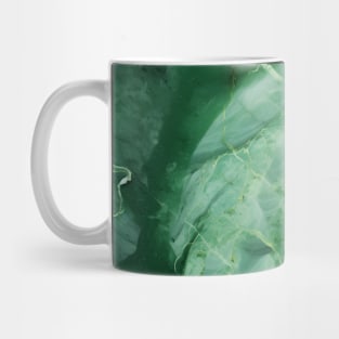 Green Jade Abstract Marble Mug